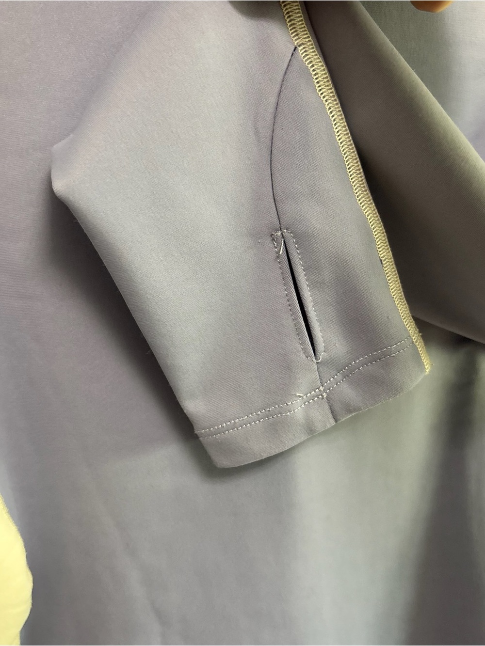 Running Room Women's Long Sleeve Performance Tee in Lavender/White - Picture 4 of 5